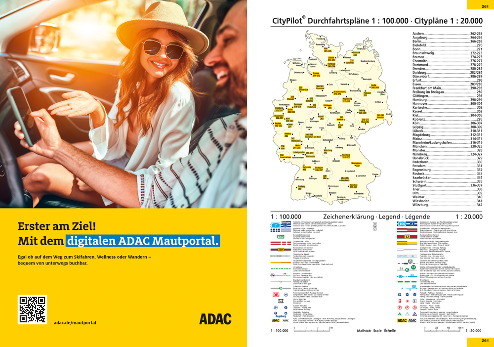 Weitere Ansicht: ADAC Superstraßen Autoatlas 2026/2027 Deutschland 1:200.000, Österreich, Schweiz 1:300.000 mit Europa 1:4,5 Mio.