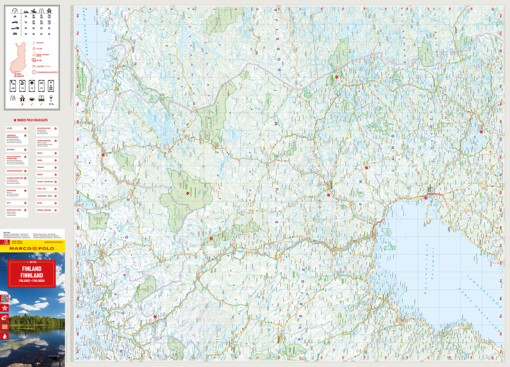 Weitere Ansicht: Finland Marco Polo Map
