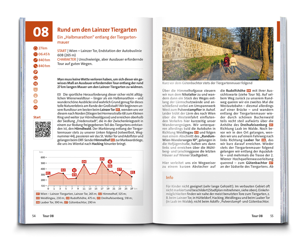 Weitere Ansicht: KOMPASS Wanderführer Wien mit Wienerwald, Wein- und Waldviertel, 60 Touren mit Extra-Tourenkarte | Werner Heriszt