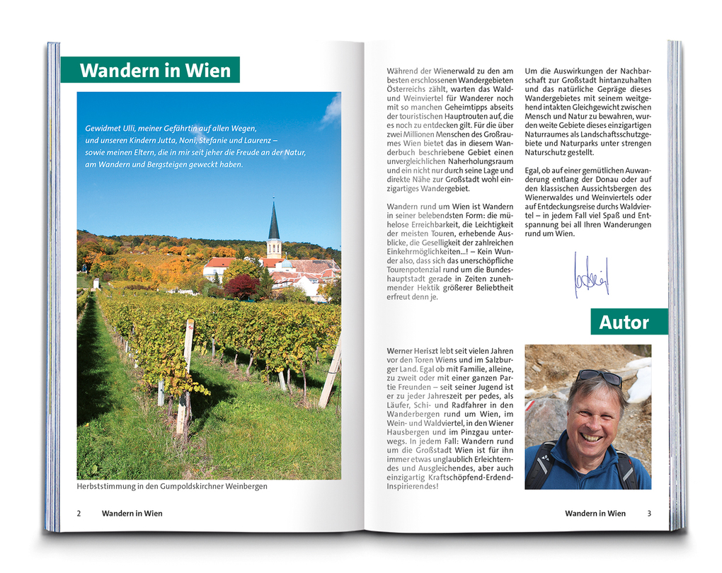 Weitere Ansicht: KOMPASS Wanderführer Wien mit Wienerwald, Wein- und Waldviertel, 60 Touren mit Extra-Tourenkarte | Werner Heriszt