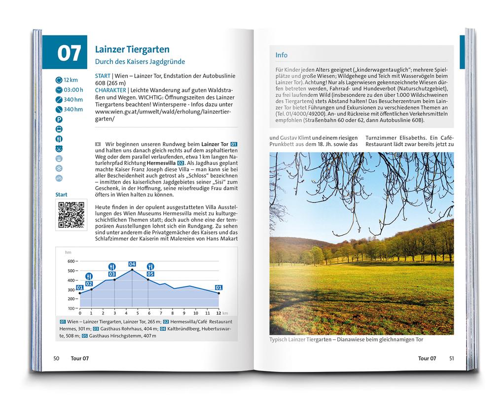 Weitere Ansicht: KOMPASS Wanderführer Wien mit Wienerwald, Wein- und Waldviertel, 60 Touren mit Extra-Tourenkarte | Werner Heriszt
