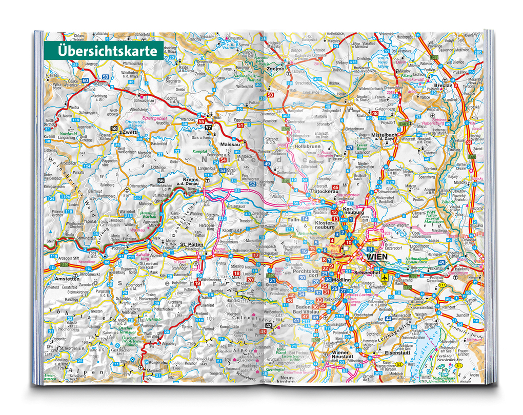 Weitere Ansicht: KOMPASS Wanderführer Wien mit Wienerwald, Wein- und Waldviertel, 60 Touren mit Extra-Tourenkarte | Werner Heriszt