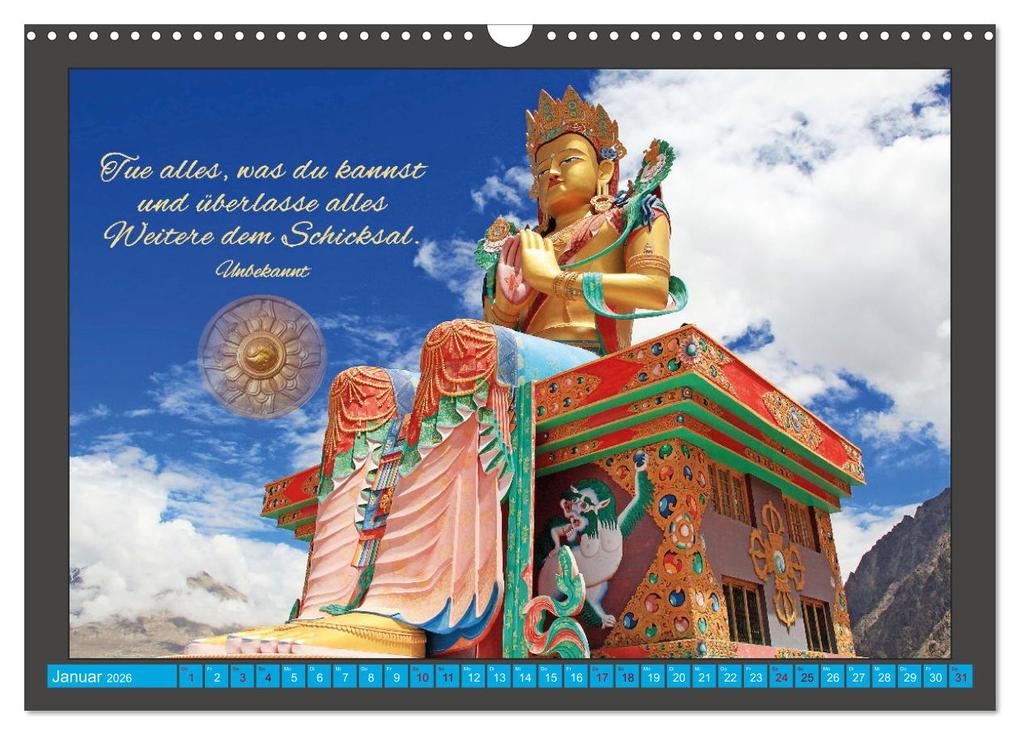 Weitere Ansicht: Worte der Weisheit Motivation für das ganze Jahr (Wandkalender 2026 DIN A3 quer), CALVENDO Monatskalender | Gabriele Gerner, Calvendo