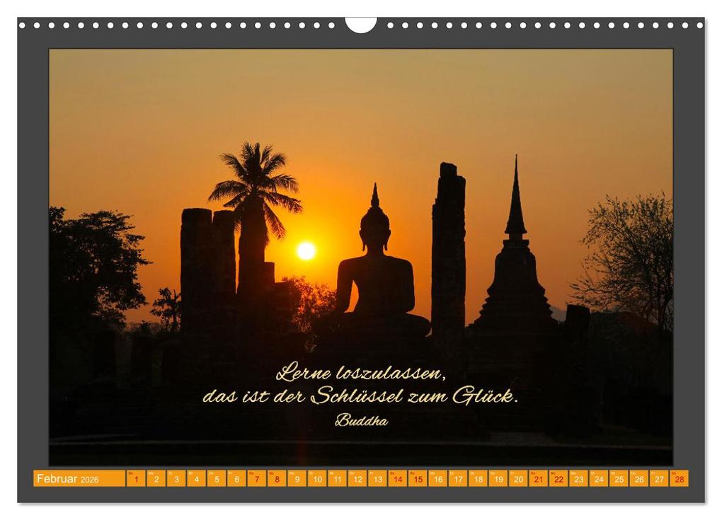 Weitere Ansicht: Worte der Weisheit Motivation für das ganze Jahr (Wandkalender 2026 DIN A3 quer), CALVENDO Monatskalender | Gabriele Gerner, Calvendo