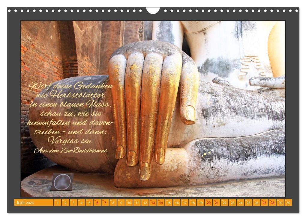 Weitere Ansicht: Worte der Weisheit Motivation für das ganze Jahr (Wandkalender 2026 DIN A3 quer), CALVENDO Monatskalender | Gabriele Gerner, Calvendo