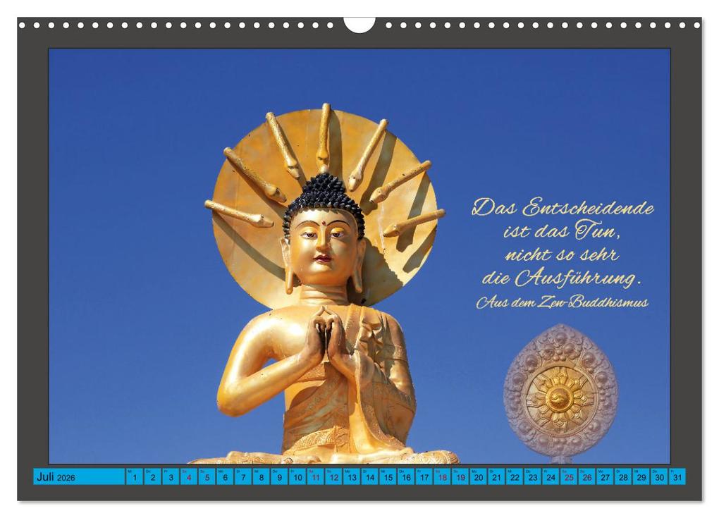 Weitere Ansicht: Worte der Weisheit Motivation für das ganze Jahr (Wandkalender 2026 DIN A3 quer), CALVENDO Monatskalender | Gabriele Gerner, Calvendo