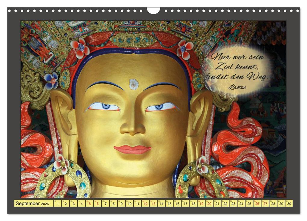 Weitere Ansicht: Worte der Weisheit Motivation für das ganze Jahr (Wandkalender 2026 DIN A3 quer), CALVENDO Monatskalender | Gabriele Gerner, Calvendo