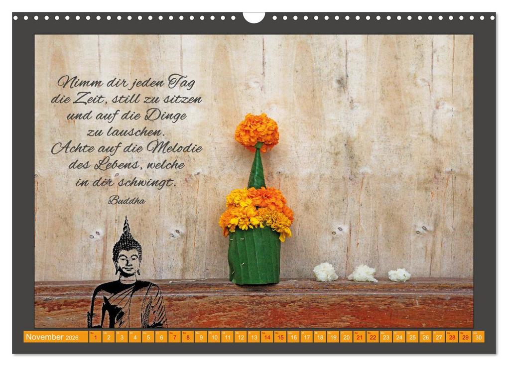 Weitere Ansicht: Worte der Weisheit Motivation für das ganze Jahr (Wandkalender 2026 DIN A3 quer), CALVENDO Monatskalender | Gabriele Gerner, Calvendo