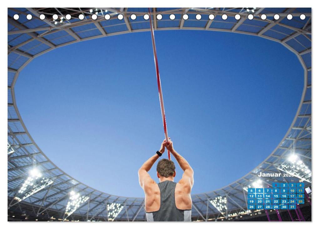Weitere Ansicht: Faszination Leichtathletik: Schneller, höher, weiter (Tischkalender 2026 DIN A5 quer), CALVENDO Monatskalender | CALVENDO CALVENDO, Calvendo