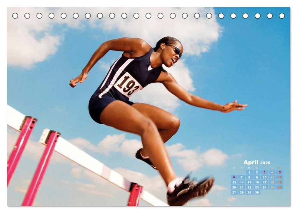 Weitere Ansicht: Faszination Leichtathletik: Schneller, höher, weiter (Tischkalender 2026 DIN A5 quer), CALVENDO Monatskalender | CALVENDO CALVENDO, Calvendo