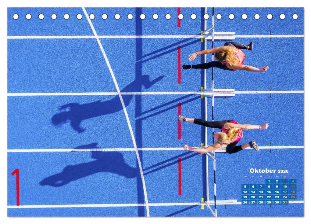 Weitere Ansicht: Faszination Leichtathletik: Schneller, höher, weiter (Tischkalender 2026 DIN A5 quer), CALVENDO Monatskalender | CALVENDO CALVENDO, Calvendo