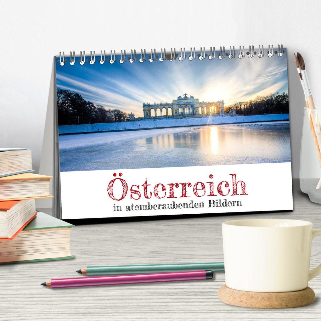 Weitere Ansicht: Österreich in atemberaubenden Bildern (Tischkalender 2026 DIN A5 quer), CALVENDO Monatskalender | Martin Dworschak, Calvendo