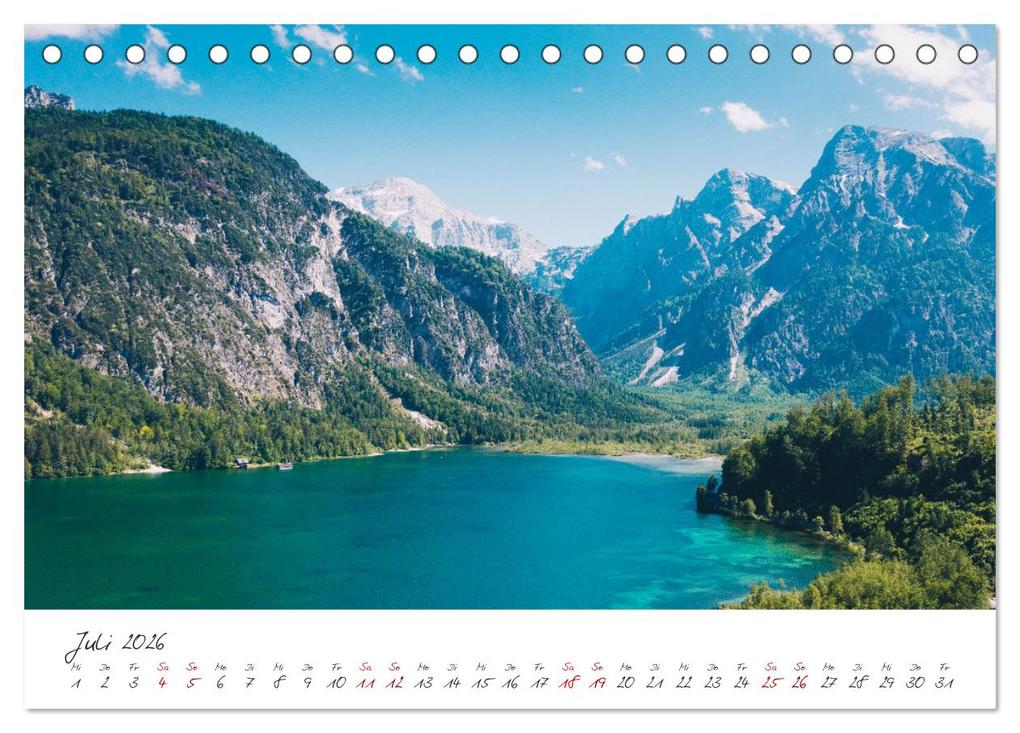 Weitere Ansicht: Österreich in atemberaubenden Bildern (Tischkalender 2026 DIN A5 quer), CALVENDO Monatskalender | Martin Dworschak, Calvendo