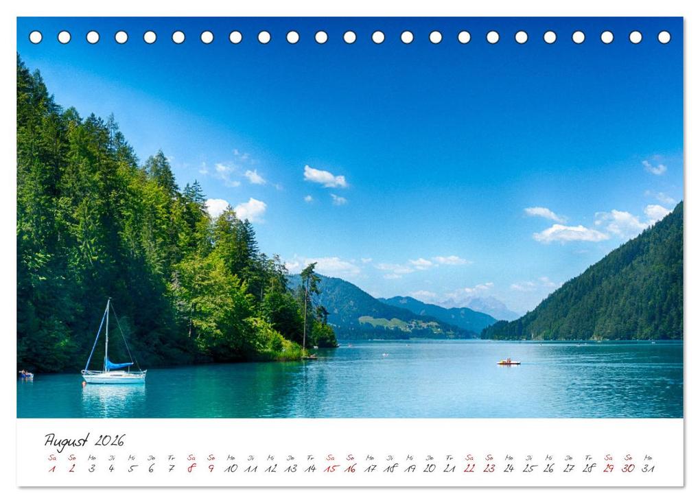 Weitere Ansicht: Österreich in atemberaubenden Bildern (Tischkalender 2026 DIN A5 quer), CALVENDO Monatskalender | Martin Dworschak, Calvendo