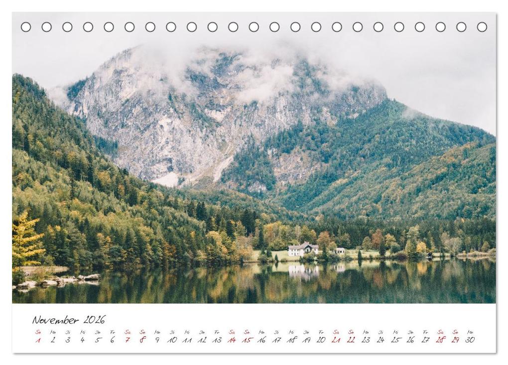 Weitere Ansicht: Österreich in atemberaubenden Bildern (Tischkalender 2026 DIN A5 quer), CALVENDO Monatskalender | Martin Dworschak, Calvendo
