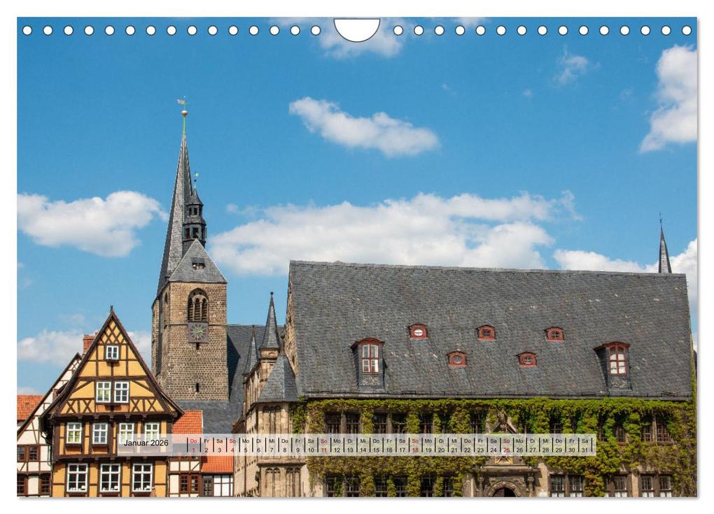 Weitere Ansicht: Historisches Quedlinburg - Sachsen-Anhalt (Wandkalender 2026 DIN A4 quer), CALVENDO Monatskalender | pixs:sell pixs:sell, Calvendo, pixs:sell, Sell Pixs:Sell