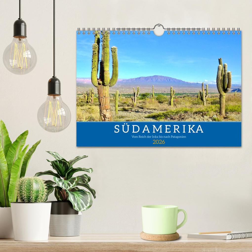 Weitere Ansicht: Südamerika - Vom Reich der Inka bis nach Patagonien (Wandkalender 2026 DIN A4 quer), CALVENDO Monatskalender | Piera Marlena Büchler, Calvendo