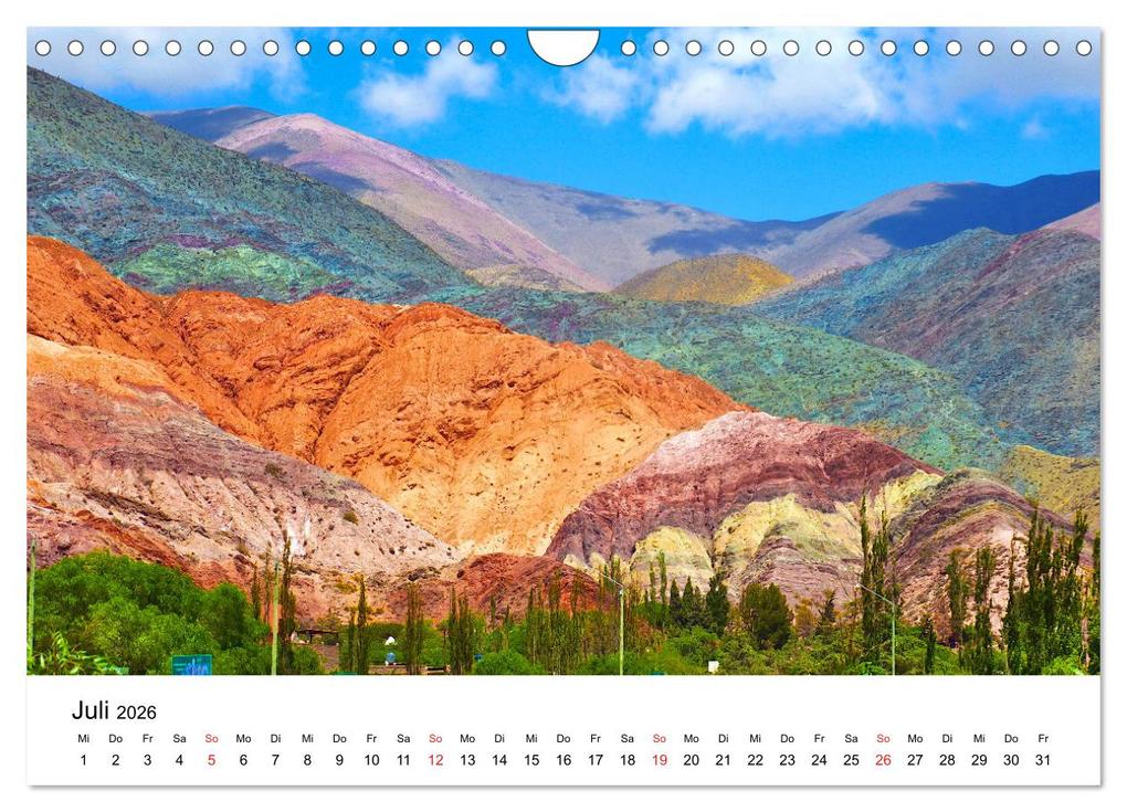 Weitere Ansicht: Südamerika - Vom Reich der Inka bis nach Patagonien (Wandkalender 2026 DIN A4 quer), CALVENDO Monatskalender | Piera Marlena Büchler, Calvendo