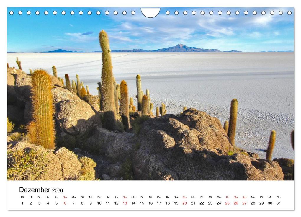 Weitere Ansicht: Südamerika - Vom Reich der Inka bis nach Patagonien (Wandkalender 2026 DIN A4 quer), CALVENDO Monatskalender | Piera Marlena Büchler, Calvendo