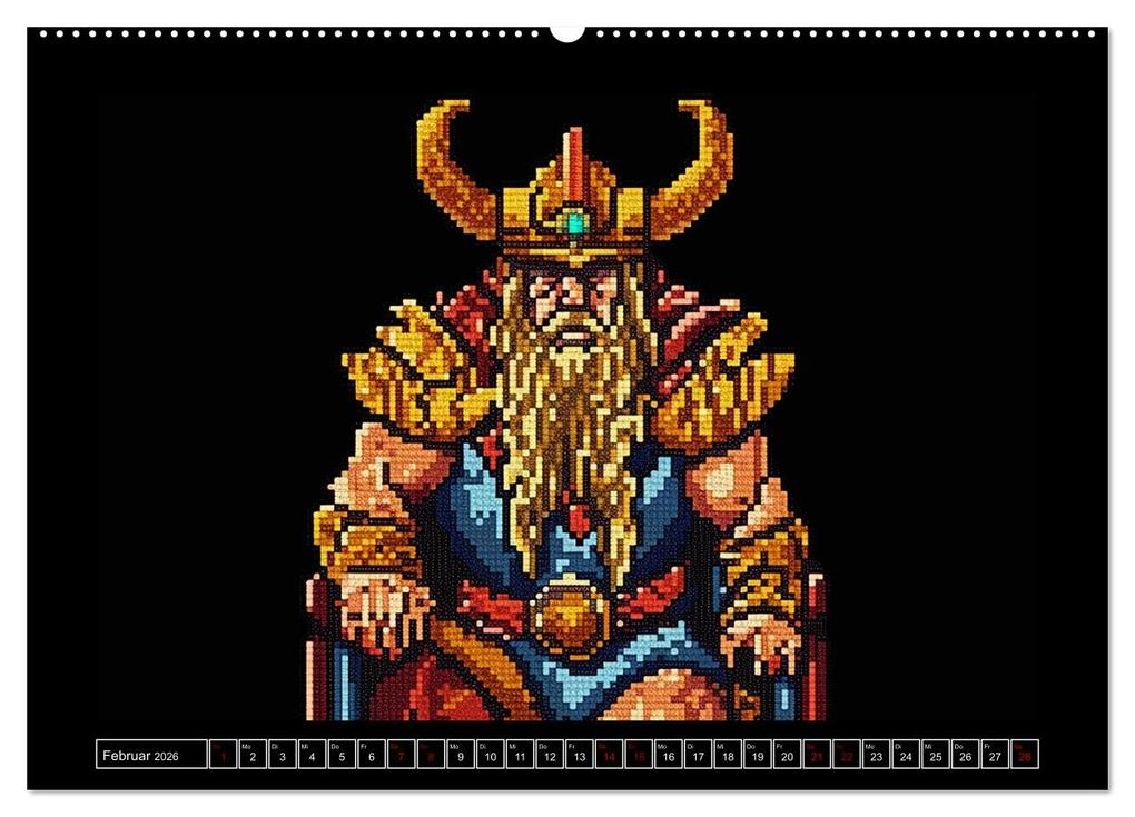 Weitere Ansicht: Pixel für Pixel bis Game over (hochwertiger Premium Wandkalender 2026 DIN A2 quer), Kunstdruck in Hochglanz | Kerstin Waurick, Calvendo