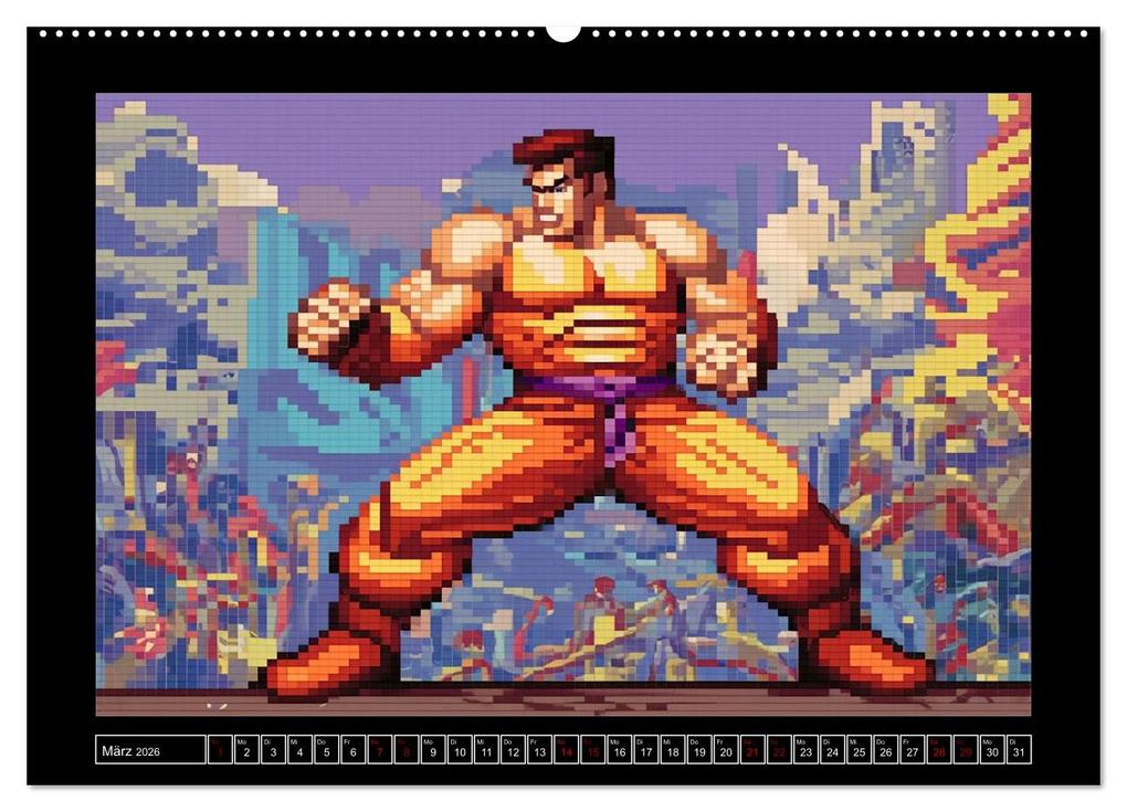 Weitere Ansicht: Pixel für Pixel bis Game over (hochwertiger Premium Wandkalender 2026 DIN A2 quer), Kunstdruck in Hochglanz | Kerstin Waurick, Calvendo