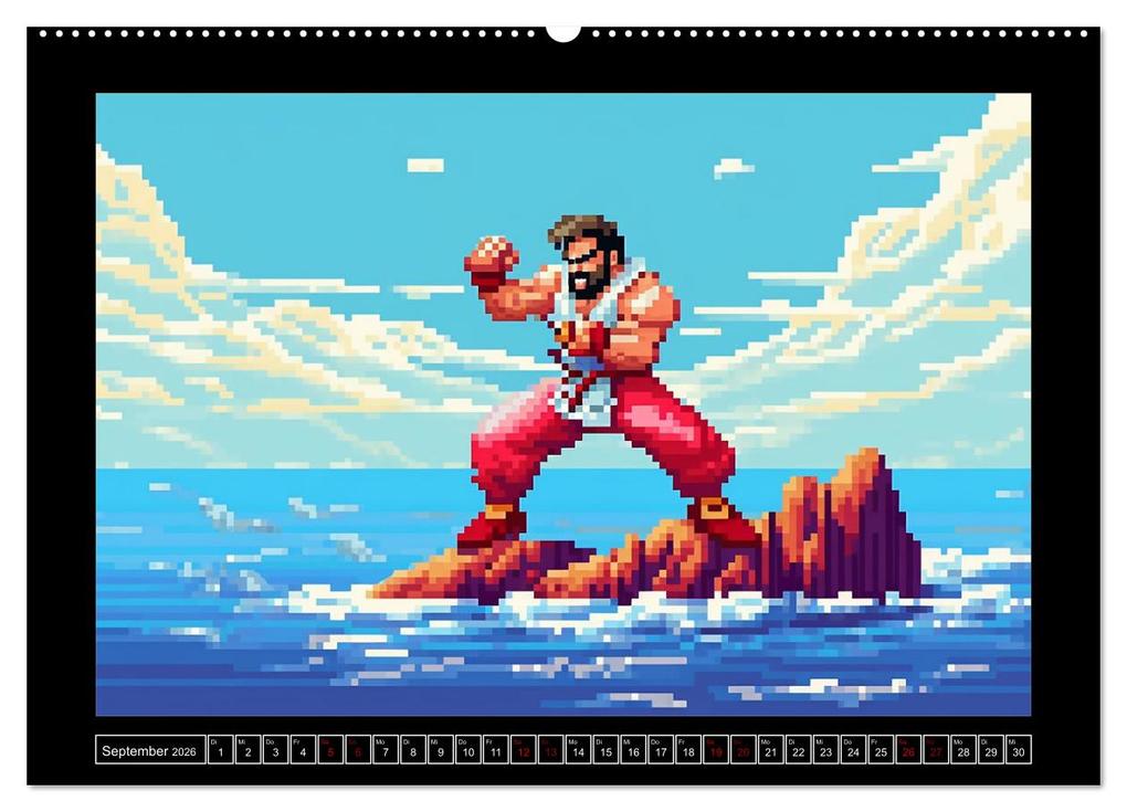 Weitere Ansicht: Pixel für Pixel bis Game over (hochwertiger Premium Wandkalender 2026 DIN A2 quer), Kunstdruck in Hochglanz | Kerstin Waurick, Calvendo