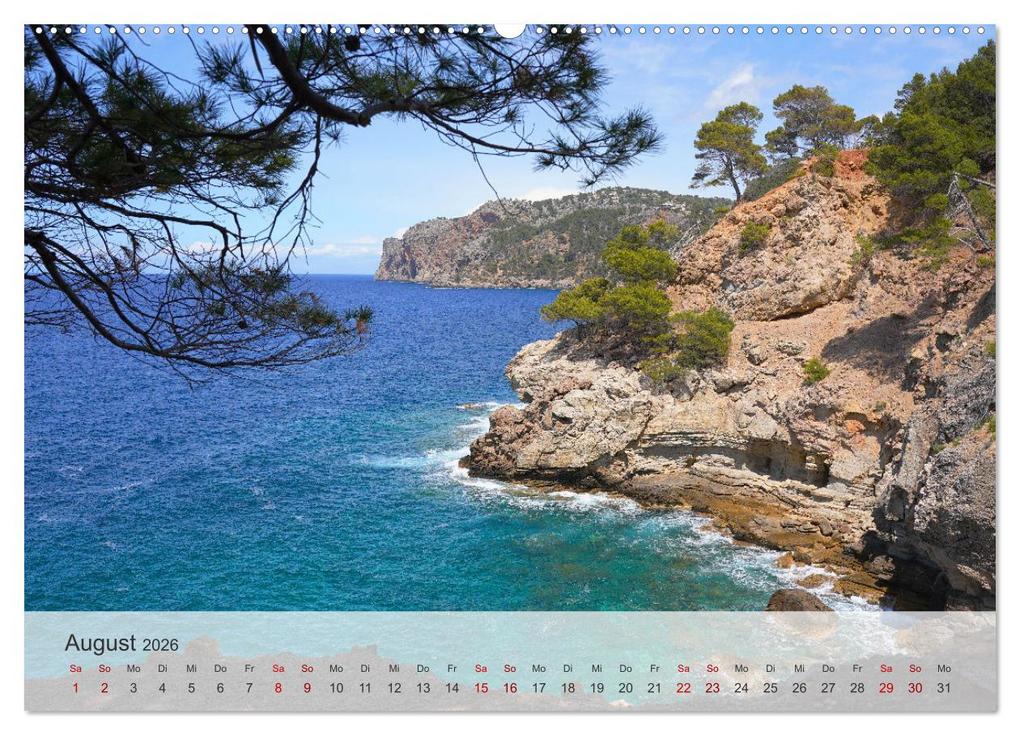 Weitere Ansicht: Cala Deia - Mallorcas Traumbucht (hochwertiger Premium Wandkalender 2026 DIN A2 quer), Kunstdruck in Hochglanz | Markus Behner, Calvendo
