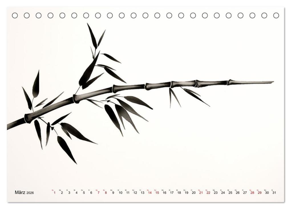 Weitere Ansicht: Sei mit Nichts zufrieden (Tischkalender 2026 DIN A5 quer), CALVENDO Monatskalender | Kerstin Waurick, Calvendo