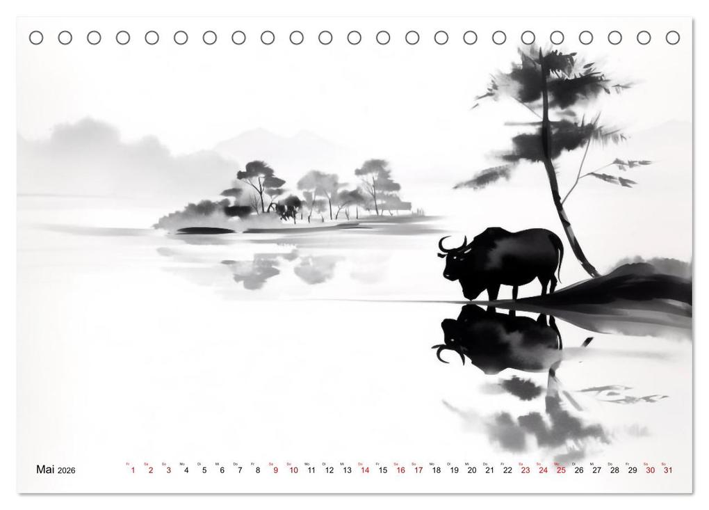 Weitere Ansicht: Sei mit Nichts zufrieden (Tischkalender 2026 DIN A5 quer), CALVENDO Monatskalender | Kerstin Waurick, Calvendo