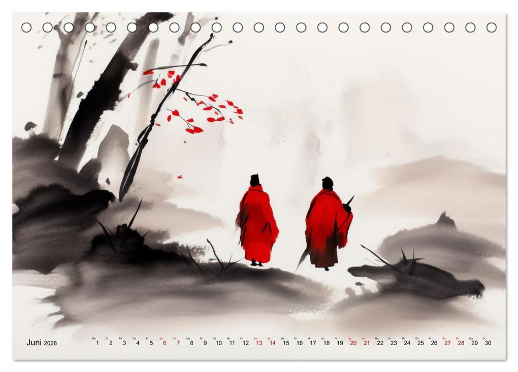 Weitere Ansicht: Sei mit Nichts zufrieden (Tischkalender 2026 DIN A5 quer), CALVENDO Monatskalender | Kerstin Waurick, Calvendo