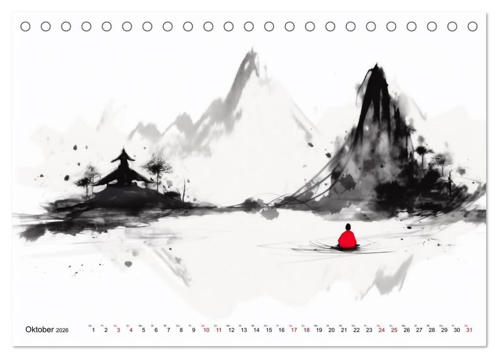 Weitere Ansicht: Sei mit Nichts zufrieden (Tischkalender 2026 DIN A5 quer), CALVENDO Monatskalender | Kerstin Waurick, Calvendo