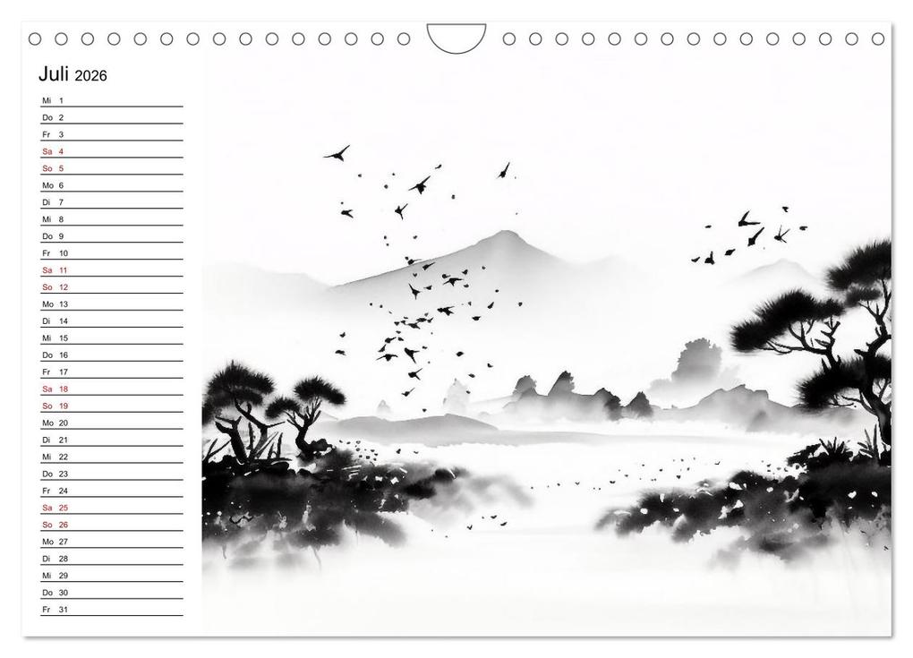 Weitere Ansicht: Inmitten der Ruhe (Wandkalender 2026 DIN A4 quer), CALVENDO Monatskalender | Kerstin Waurick, Calvendo