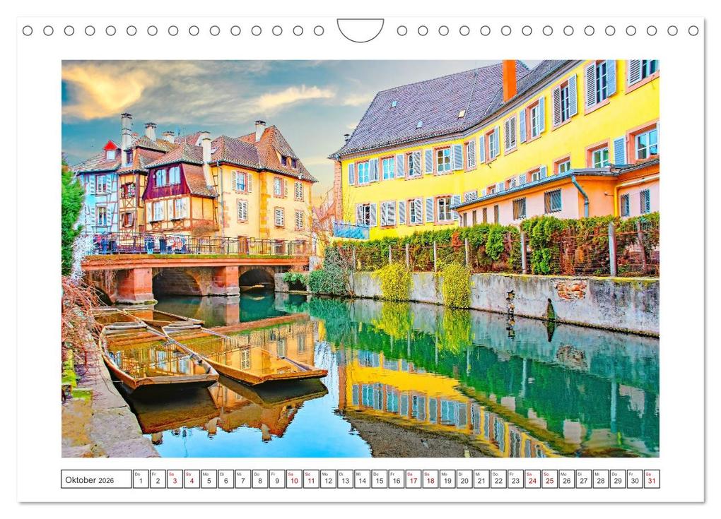 Weitere Ansicht: Das malerische Colmar im Elsass (Wandkalender 2026 DIN A4 quer), CALVENDO Monatskalender | Nina Schwarze, Calvendo