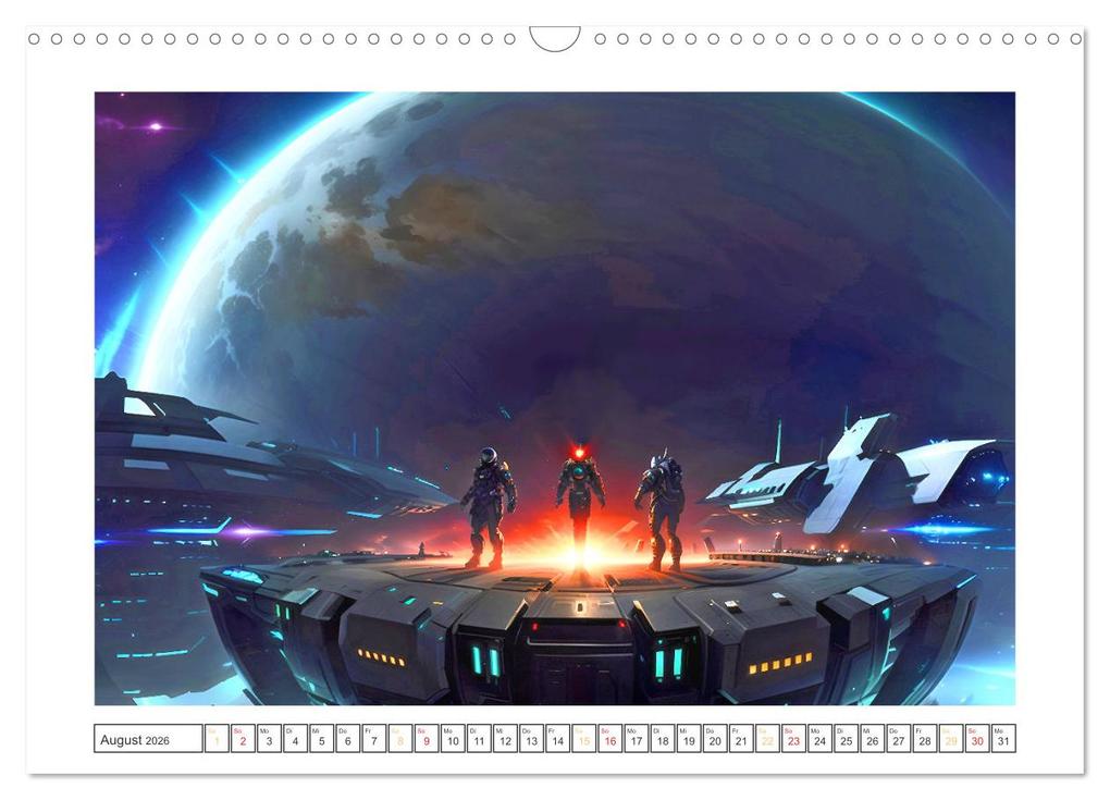 Weitere Ansicht: KI-Impressionen der Zukunft (Wandkalender 2026 DIN A3 quer), CALVENDO Monatskalender | Karsten Schröder, Calvendo