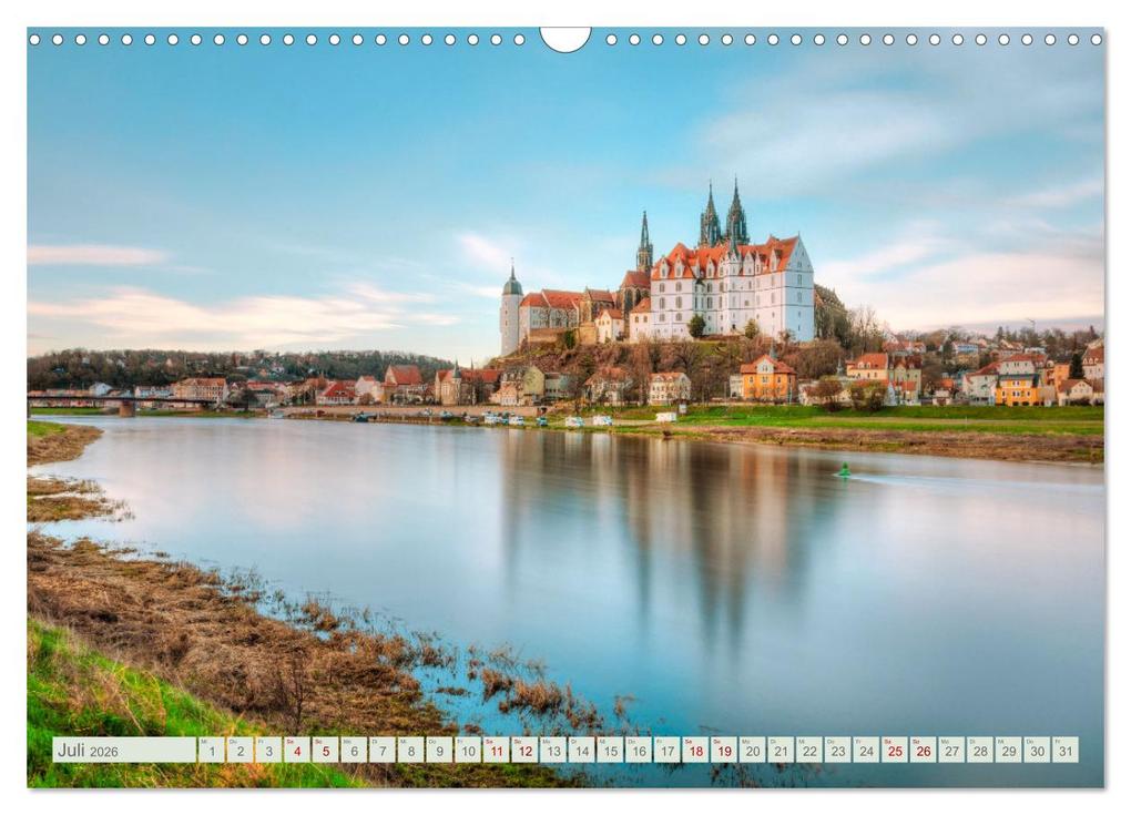 Weitere Ansicht: Ostschönheit Sachsen - Das Märchenland der Burgen und Felsen (Wandkalender 2026 DIN A3 quer), CALVENDO Monatskalender | Joana Kruse, Calvendo