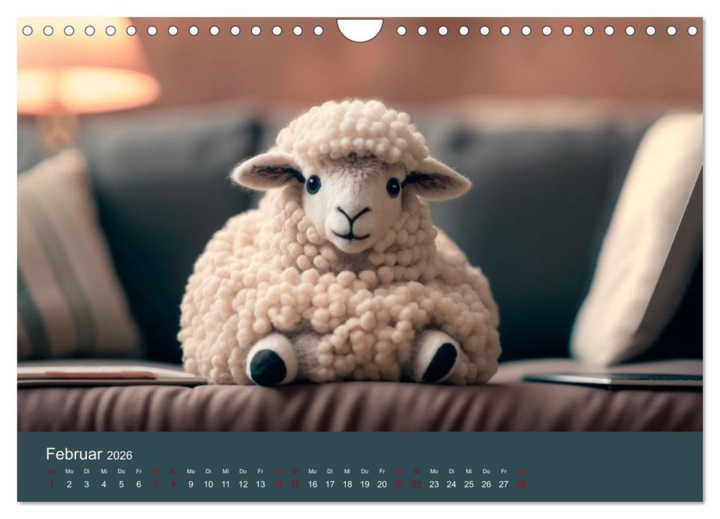 Weitere Ansicht: Die Schafe sind los Wollige Aussichten (Wandkalender 2026 DIN A4 quer), CALVENDO Monatskalender | artefacti artefacti, Calvendo, artefacti