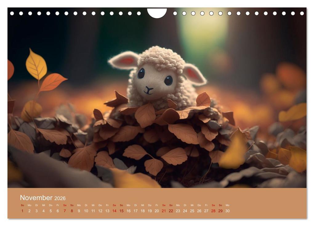 Weitere Ansicht: Die Schafe sind los Wollige Aussichten (Wandkalender 2026 DIN A4 quer), CALVENDO Monatskalender | artefacti artefacti, Calvendo, artefacti