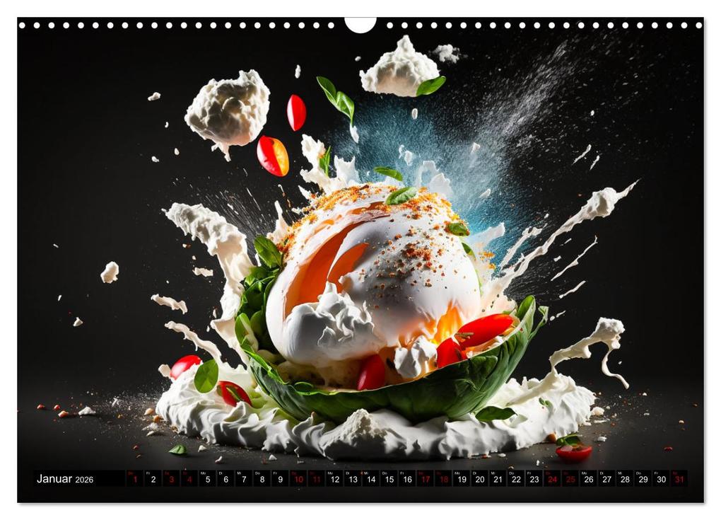 Weitere Ansicht: Italienische Gerichte (Wandkalender 2026 DIN A3 quer), CALVENDO Monatskalender | Dirk Meutzner, Calvendo