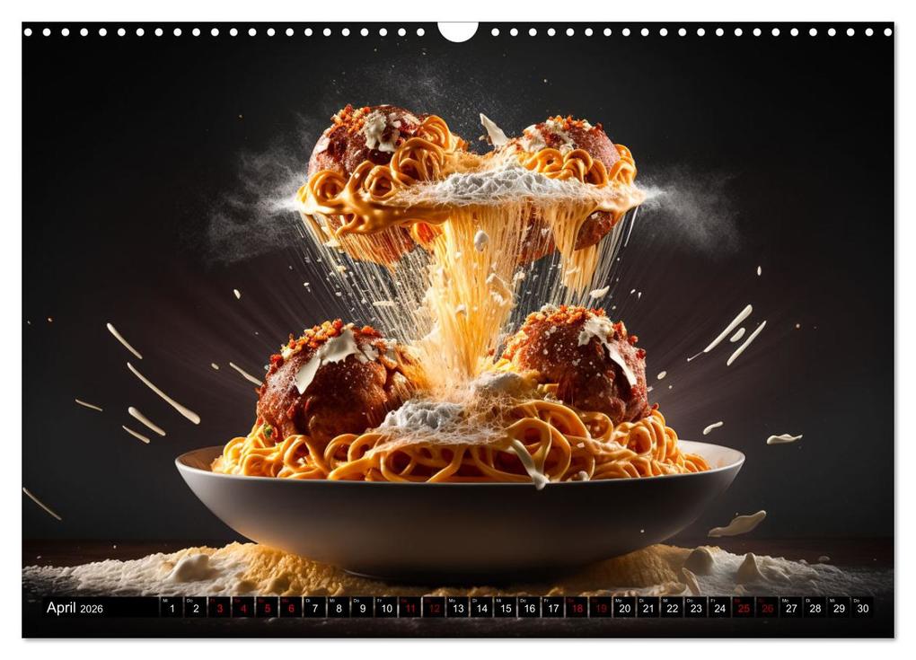 Weitere Ansicht: Italienische Gerichte (Wandkalender 2026 DIN A3 quer), CALVENDO Monatskalender | Dirk Meutzner, Calvendo