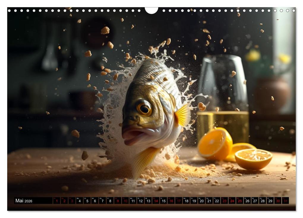 Weitere Ansicht: Italienische Gerichte (Wandkalender 2026 DIN A3 quer), CALVENDO Monatskalender | Dirk Meutzner, Calvendo