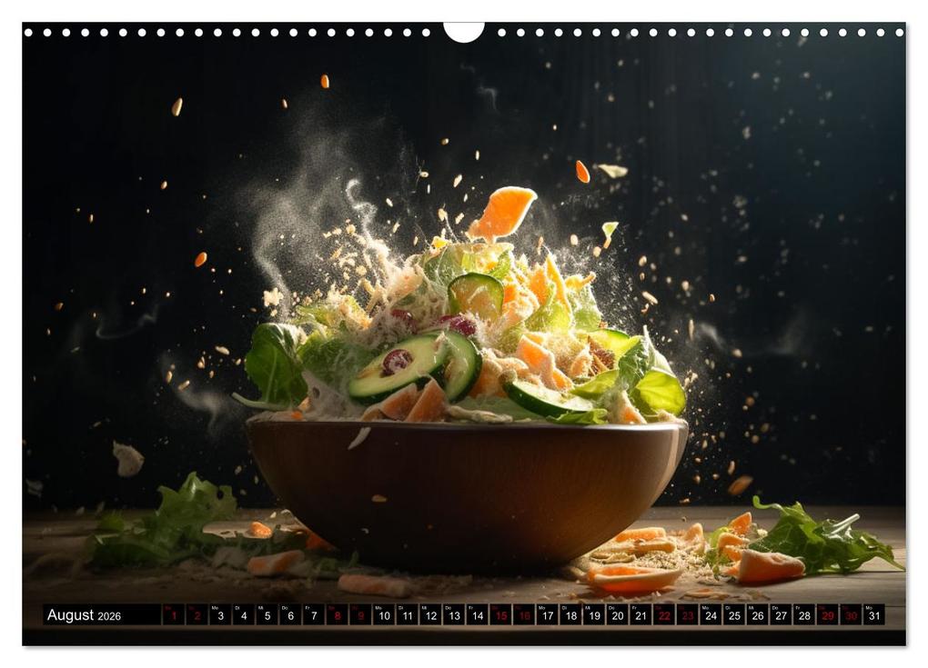 Weitere Ansicht: Italienische Gerichte (Wandkalender 2026 DIN A3 quer), CALVENDO Monatskalender | Dirk Meutzner, Calvendo