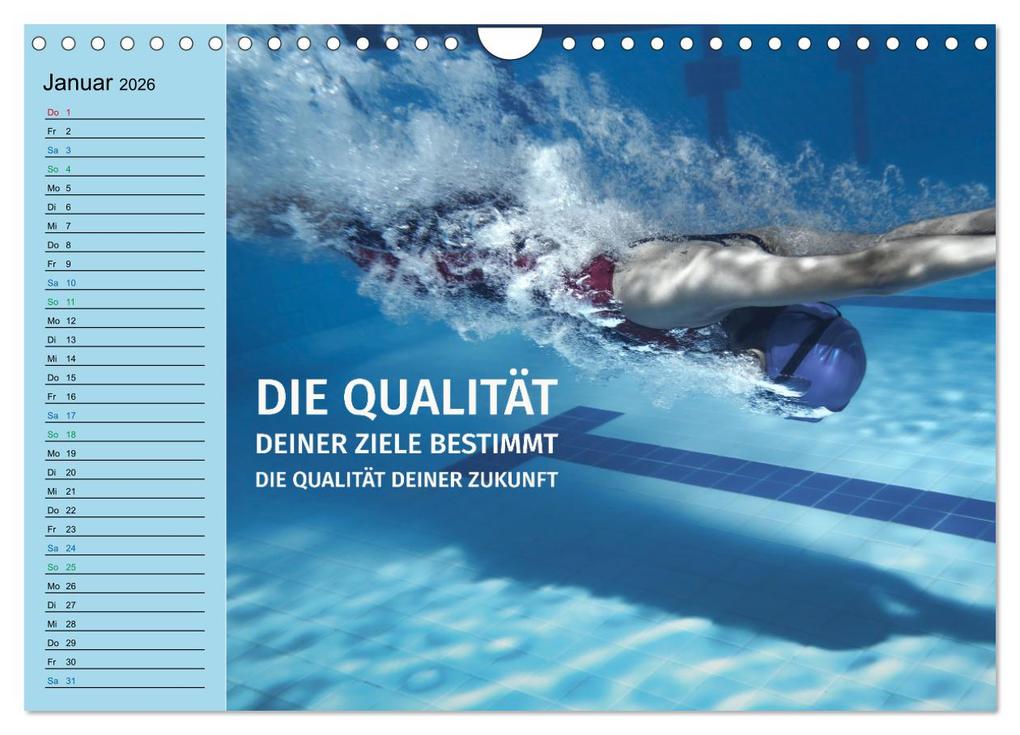 Weitere Ansicht: Wassersport - Schwimmen und SUP mit coolen Sprüchen (Wandkalender 2026 DIN A4 quer), CALVENDO Monatskalender | Susan Michel, Calvendo
