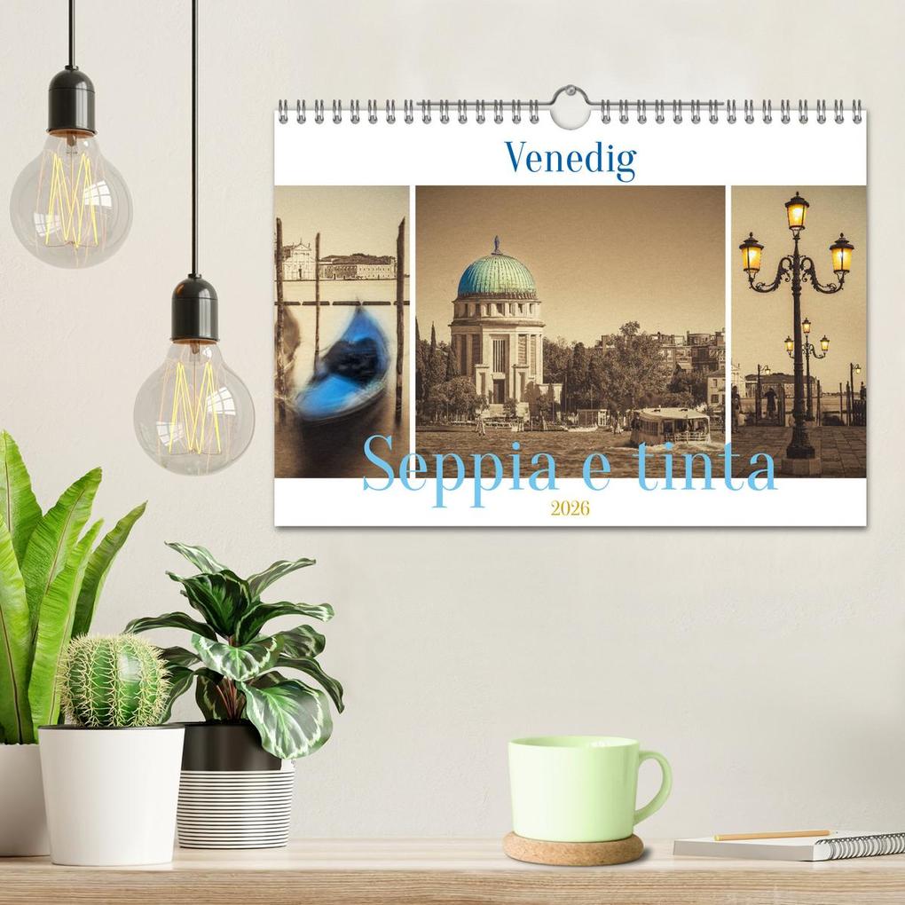 Weitere Ansicht: Venedig Seppia e tinta (Wandkalender 2026 DIN A4 quer), CALVENDO Monatskalender | Sven Fuchs, Calvendo