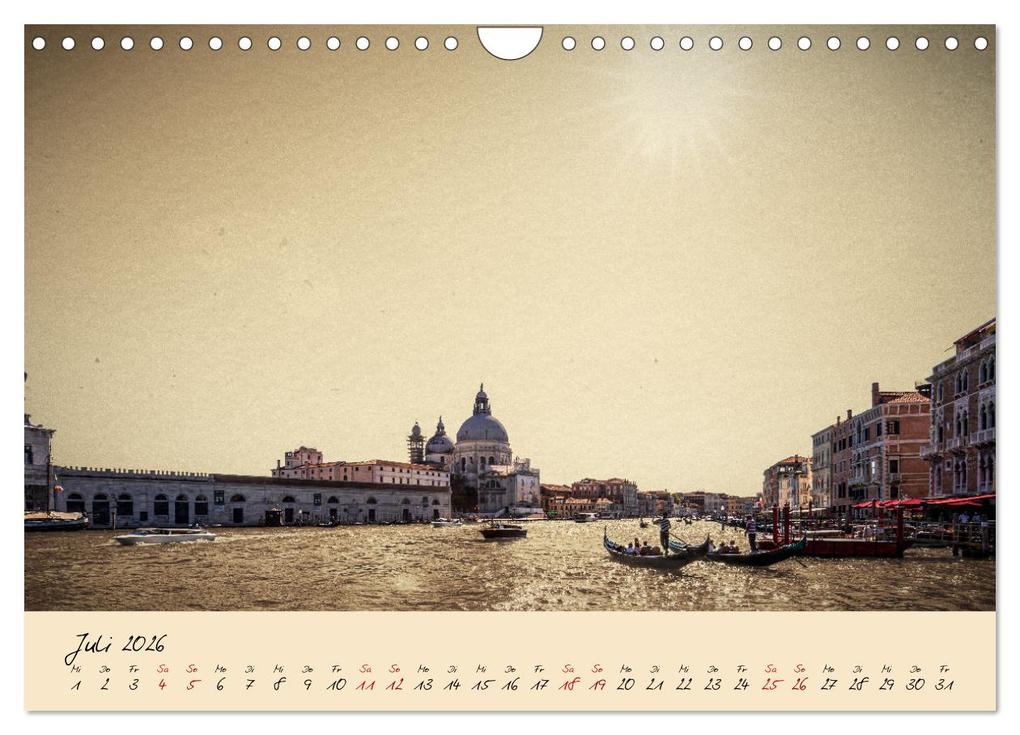 Weitere Ansicht: Venedig Seppia e tinta (Wandkalender 2026 DIN A4 quer), CALVENDO Monatskalender | Sven Fuchs, Calvendo