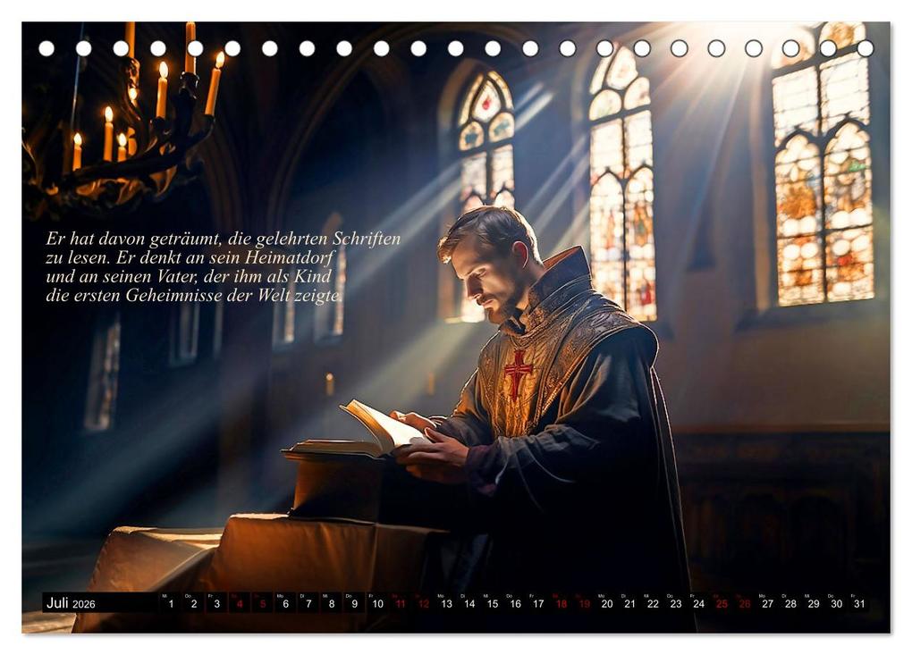 Weitere Ansicht: Mittelalter Lebensgeschichten (Tischkalender 2026 DIN A5 quer), CALVENDO Monatskalender | Kerstin Waurick, Calvendo