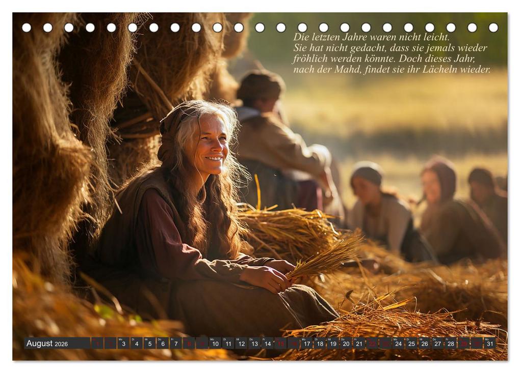 Weitere Ansicht: Mittelalter Lebensgeschichten (Tischkalender 2026 DIN A5 quer), CALVENDO Monatskalender | Kerstin Waurick, Calvendo