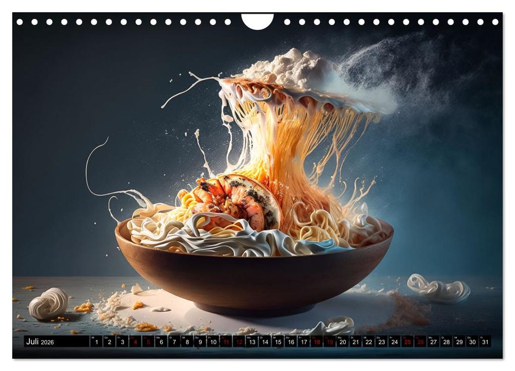 Weitere Ansicht: Italienische Gerichte (Wandkalender 2026 DIN A4 quer), CALVENDO Monatskalender | Dirk Meutzner, Calvendo