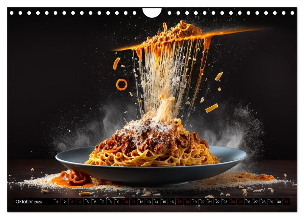 Weitere Ansicht: Italienische Gerichte (Wandkalender 2026 DIN A4 quer), CALVENDO Monatskalender | Dirk Meutzner, Calvendo