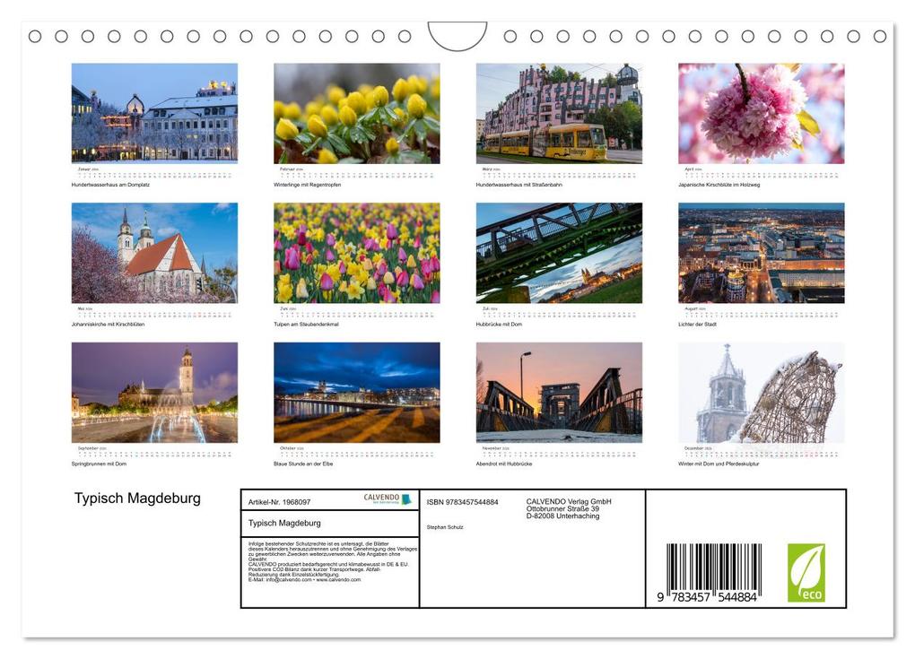 Weitere Ansicht: Typisch Magdeburg (Wandkalender 2026 DIN A4 quer), CALVENDO Monatskalender | Calvendo, Stephan Schulz