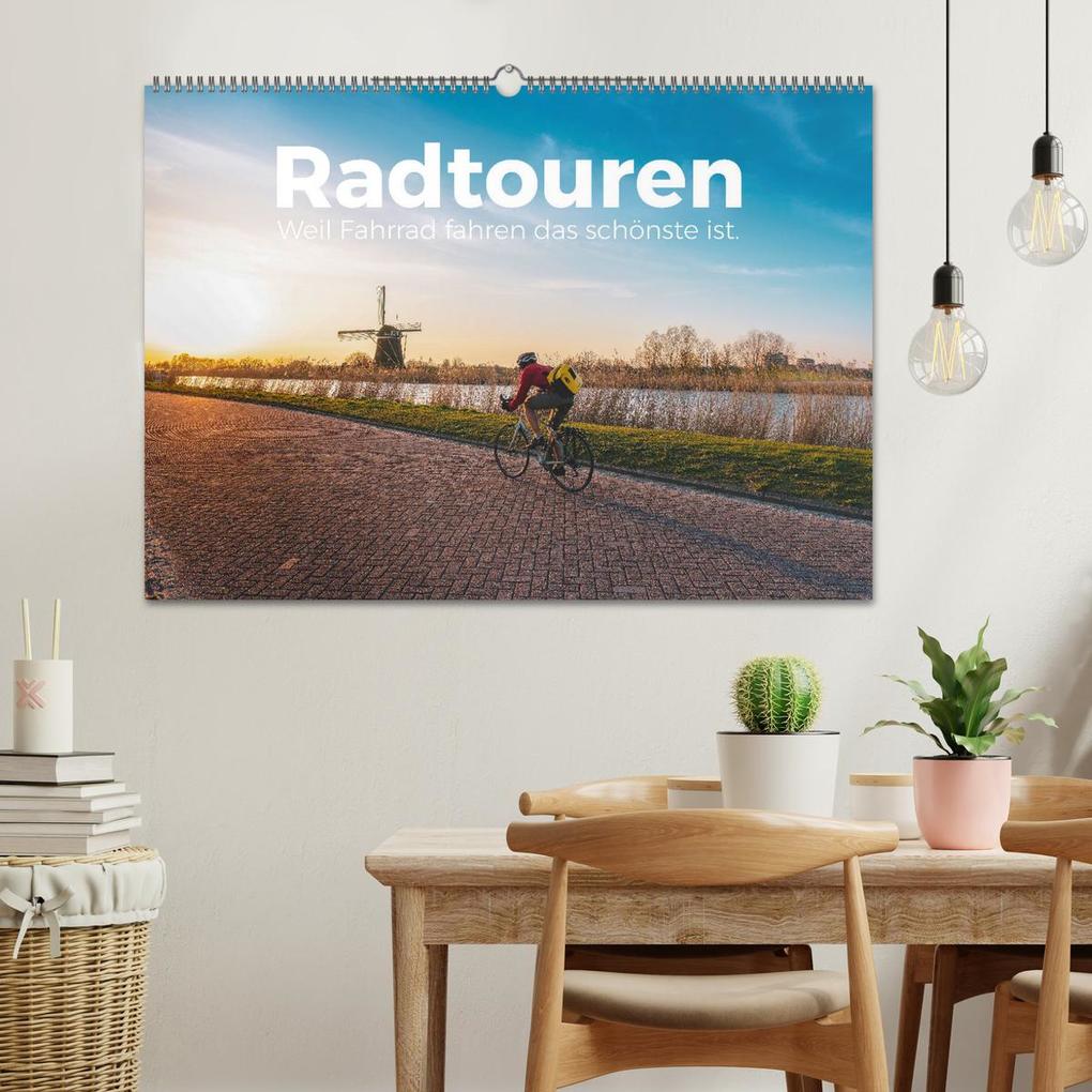 Weitere Ansicht: Radtouren - Weil Fahrrad fahren das schönste ist. (Wandkalender 2026 DIN A2 quer), CALVENDO Monatskalender | Calvendo, M. Scott